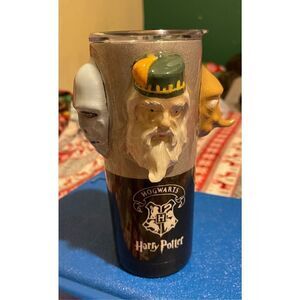 20oz 3D Faces Harry Potter Hogwarts Custom  insulated Built Cup One of a kind